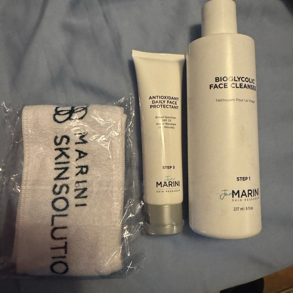 Jan Marini White Skincare Cleanser & Protectant Set